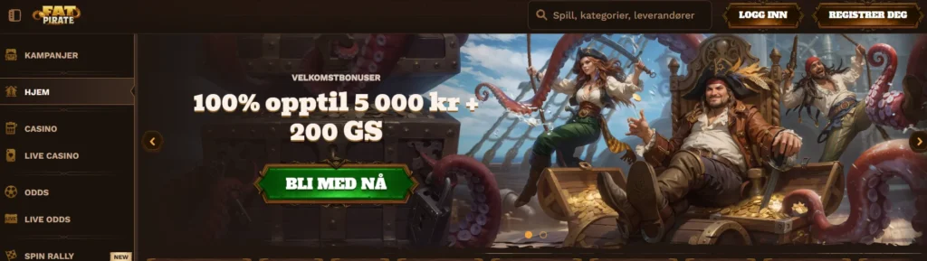 pirat casino norge